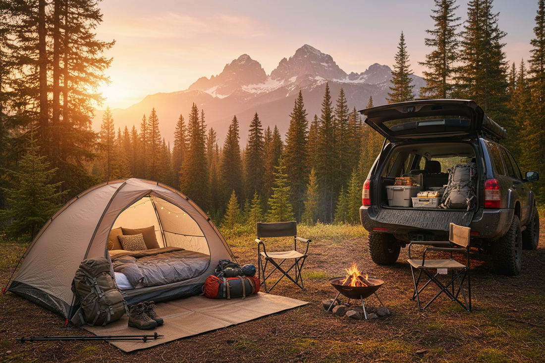 Outdoor Comfort Anywhere: How Camping & Hiking Gear, Travel Beds, and Floor Mats & Cargo Liners Improve Every Adventure