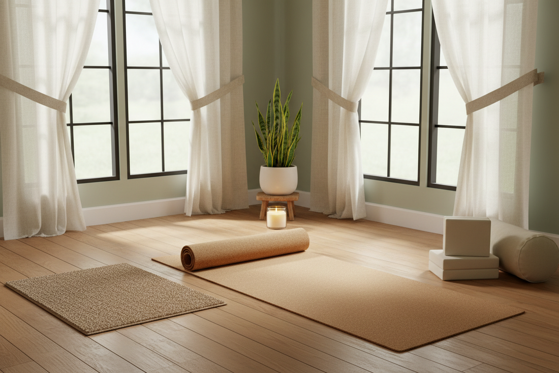 Wellness at Home: Designing Relaxing Spaces With Yoga Essentials, Window Treatments, and Bath Rugs