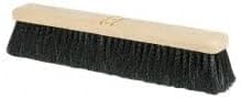 PRO SOURCE Bolt-On Style Push Broom Head: Black Polypropylene Bristles by PROSOURCE