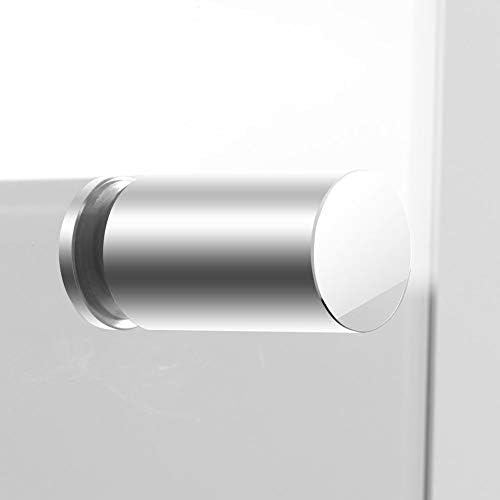 SUNNY SHOWER Double Sliding Shower Door Semi-Frameless Shower Enclosure 1/4 - Image 9