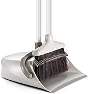 CQT Broom and Dustpan Set with 49'' Longer Handle Standing by CQT-HOMEUSA