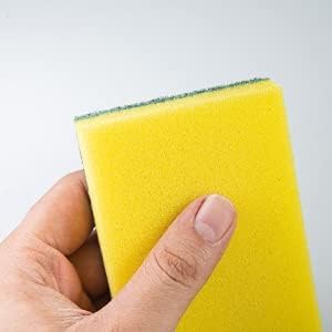 DecorRack 150 Count Non-Scratch Cleaning Scrub Sponges, Dual-Sided Heavy Duty - Image 5