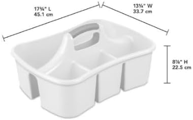 Large Cleaning Caddy Tote with Dividers - Image 3