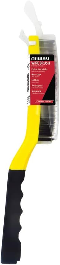 ALLWAY SB319 Soft-Grip Carbon Steel Wire Brush - Image 2