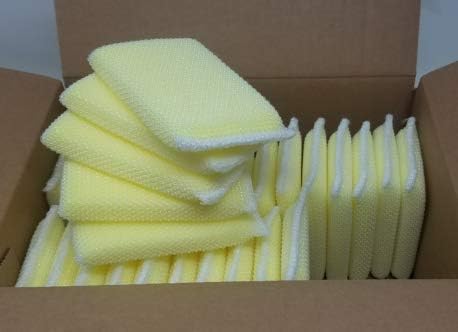 Non Scratch Cleaning Pad Sponge 30 Pack, USA Packaged - Image 2