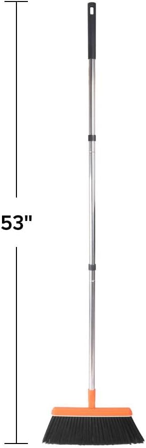 FGY Long Handle Broom and Dustpan Set 53" Broom - Image 5