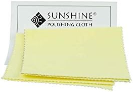 3 Sunshine Polishing Cloths for Sterling Silver, Brass and Copper Jewelry by CRAFTWIRE