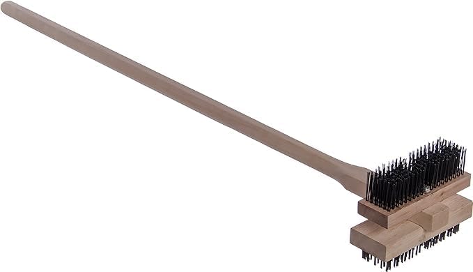 Carlisle FoodService Products Stainless Steel Double Broiler King Grill Brush - Image 5
