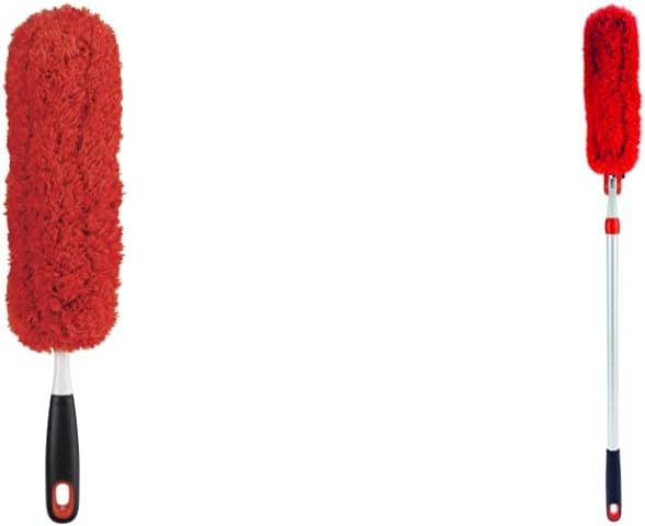 OXO Good Grips Microfiber Extendable Duster & Good Grips Microfiber Hand Duster by OXO