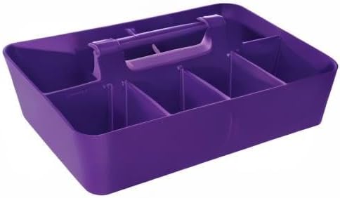 2 PACK Portable DIY 8 Dividers Durable Plastic Tote Tool & Supply Cleaning Caddy - Image 10