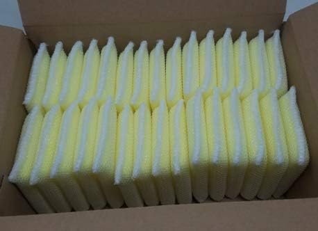 Non Scratch Cleaning Pad Sponge 30 Pack, USA Packaged - Image 4