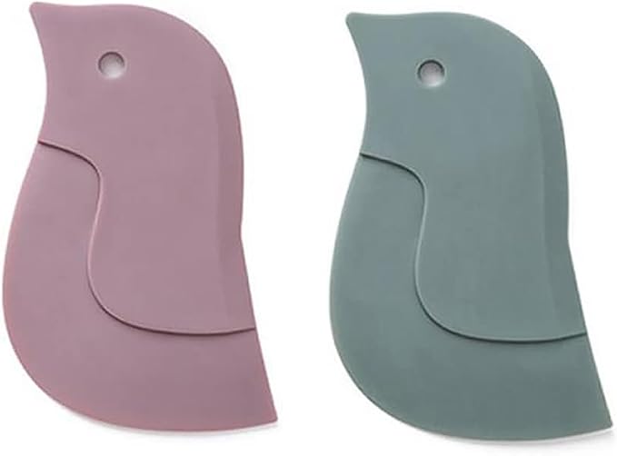 Pan Scraper Silicone Scraper, Penguin Shape Kitchen Cleaning Tool Pans Bowls by Unknown