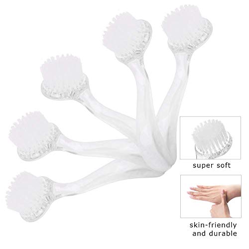5pcs Soft Nail Dust Cleaning Brush Acrylic Gel Nail Art Powder Removal Brushes - Image 2