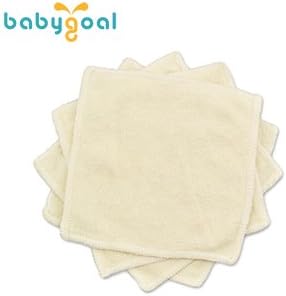 babygoal 12-Pack Rayon from Bamboo Baby Cloth Wipes- Reusable & Washable Small - Image 2