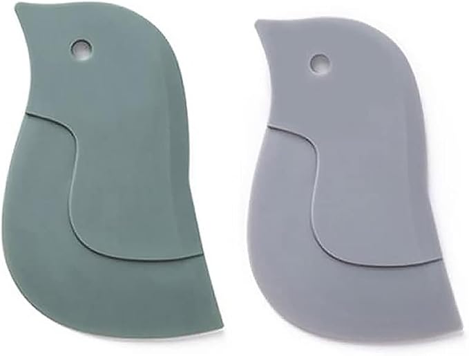 Pan Scraper Silicone Scraper, Penguin Shape Kitchen Cleaning Tool Pans Bowls by Unknown