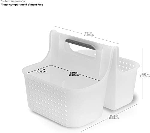 madesmart Large Soft Grip Tote, Under Sink Bathroom Storage, EPA Certified - Image 6
