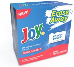 Joy Erase Away - Magic Eraser Sponge - Extra Durable - Melamine Foam Cleaning by JOY