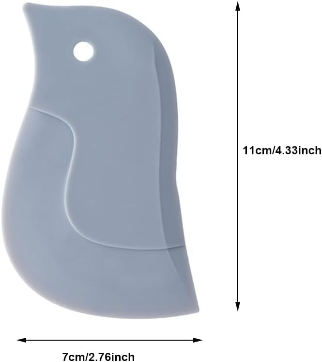 Pan Scraper Silicone Scraper, Penguin Shape Kitchen Cleaning Tool Pans Bowls - Image 2