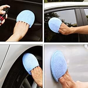 Fasmov 30 Pack Microfiber Wax Applicator - Image 5