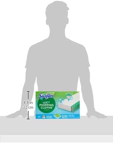 Swiffer Sweeper Wet Mopping Cloths Refills Open Window Fresh 32 Count Pack of 2 - Image 5