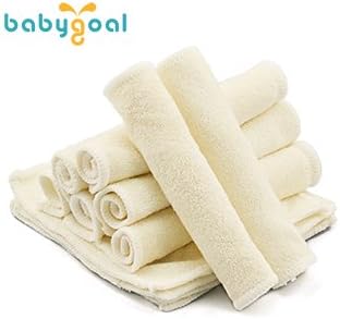 babygoal 12-Pack Rayon from Bamboo Baby Cloth Wipes- Reusable & Washable Small - Image 4