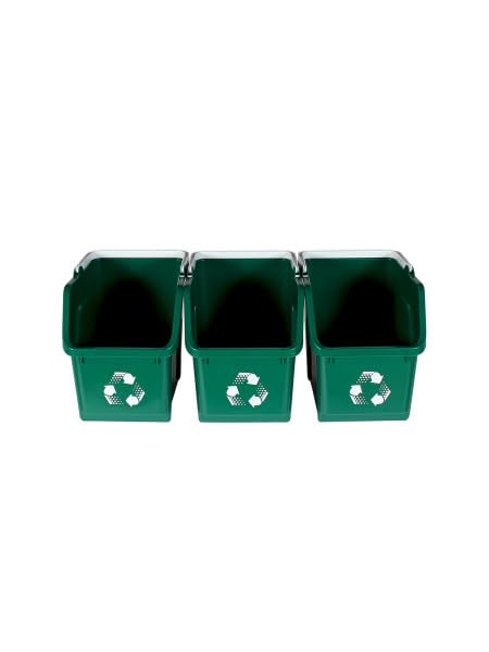 6 Gallon Stackable Recycling Bins - Image 3
