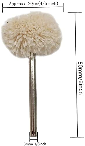 Luo ke 20 Pcs Cotton Strip Polishing Wheel - Image 3