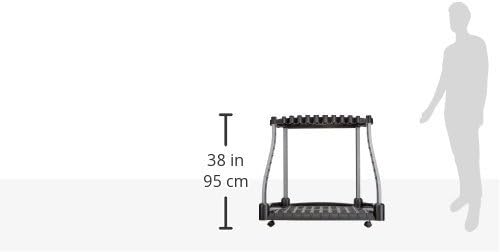Rubbermaid Garage Tool Tower Rack Easy to Assemble Wheeled Organizes up to 40 - Image 5