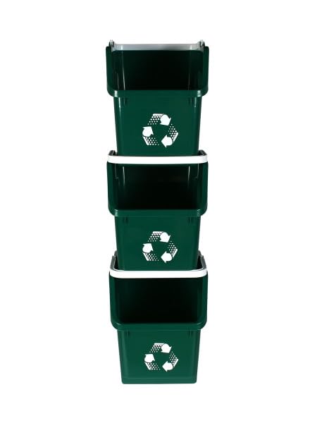 6 Gallon Stackable Recycling Bins - Image 6