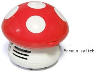 Gocomcom HONBAY Mini Cute Table Dust Vaccum Cleaner, Mushroom Shaped New - Image 5