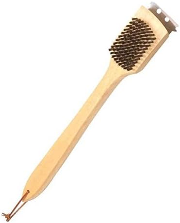 Rocky Mountain Goods Wooden Handle Grill Brush by Rocky+Mountain+Radar