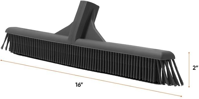 Superio Silicone Broom Head – Carpet Rake & Rubber Broom - Image 2