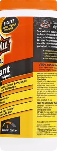 Armor All Original Protectant Wipes, Car Interior Cleaner Wipes - Image 13