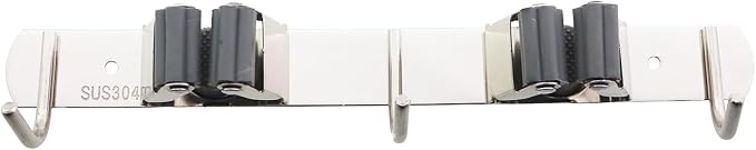 Stainless Steel Wall Mounted Mop Holder Multifunctional Mop Holder - Image 3