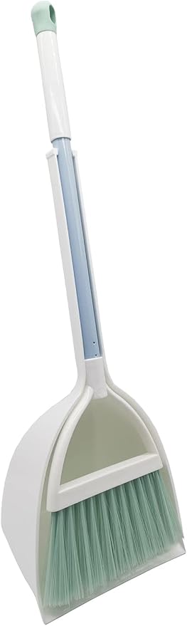 Mini Broom with Dustpan for Kids, Little Housekeeping Helper Set by HOMEIMPROVEMENT