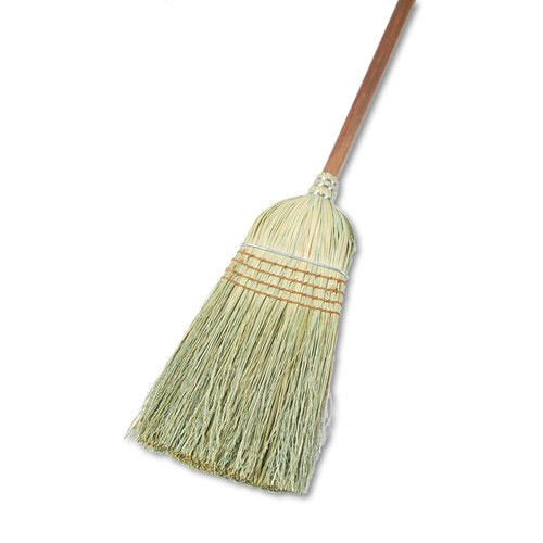 Boardwalk 932YCT Warehouse Broom Corn Fiber Bristles 42-Inch Wood Handle - Image 4