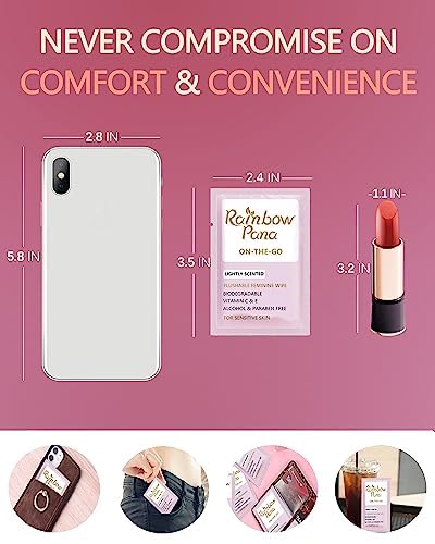 RainbowPana Feminine Wipes, Travel Wipes - Image 5