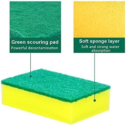 Sponge Individually Wrapped Kitchen Dishwashing Sponge, Non Scratch Scouring Pad - Image 2