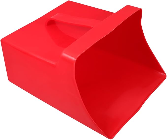 OUNONA Handheld Plastic Dustpan 9.65X8.07X5.31 Inches Lightweight Scoop Garbage by OUNONA