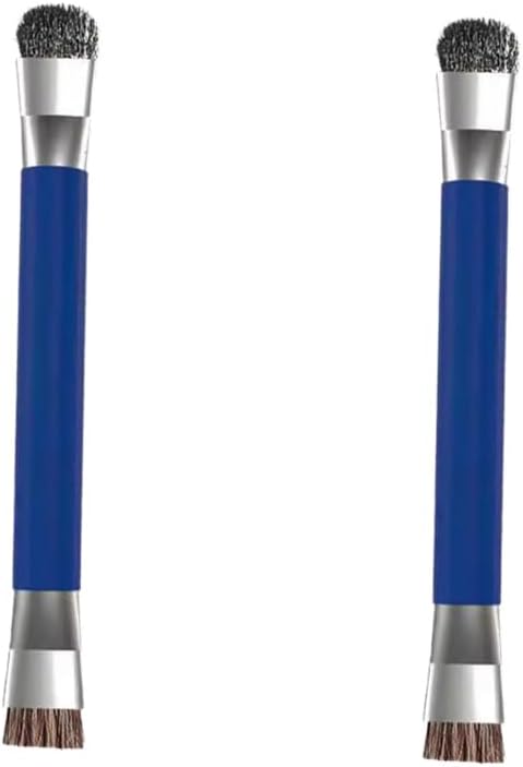2 Pack Kitchen Stove Cleaning Brush Small Deep Gas Stove Cleaning Scrub Double by Unknown