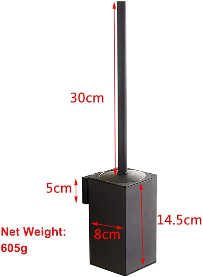 Toilet Brush and Holder Set Wall Mount or Freestanding KWQKEM Modern Toilet - Image 5