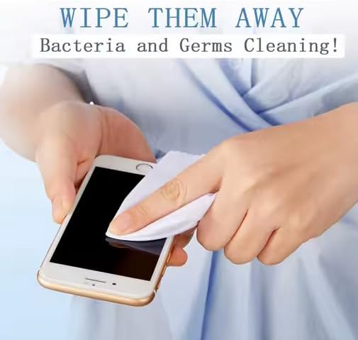 10 Pack Microfiber Lens Cleaning Cloth, 6x7 Lint Free Cloth - Image 5