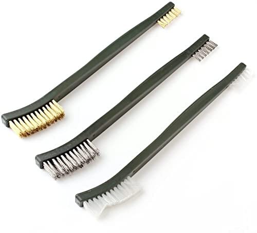 OriGlam Mini Wire Brush Set, Paint and Dirt Remover, Cleaning Welding Slag and - Image 2