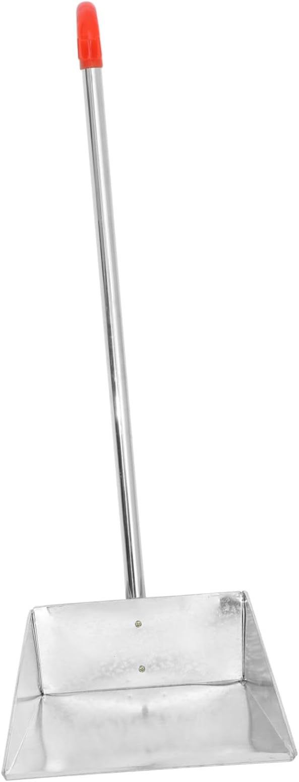 NOLITOY Ergonomic Long Handle Dustpan Brush Metal Dustpan by NOLITOY