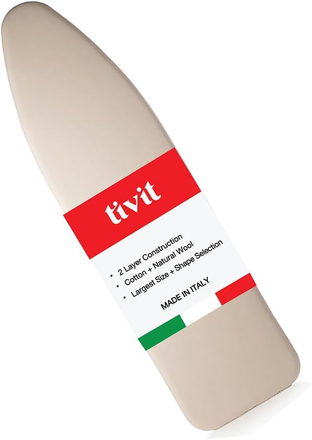TIVIT Ironing Board Cover 16 x 55 Standard Chemical Free Eco-Friendly Padded by TIVIT