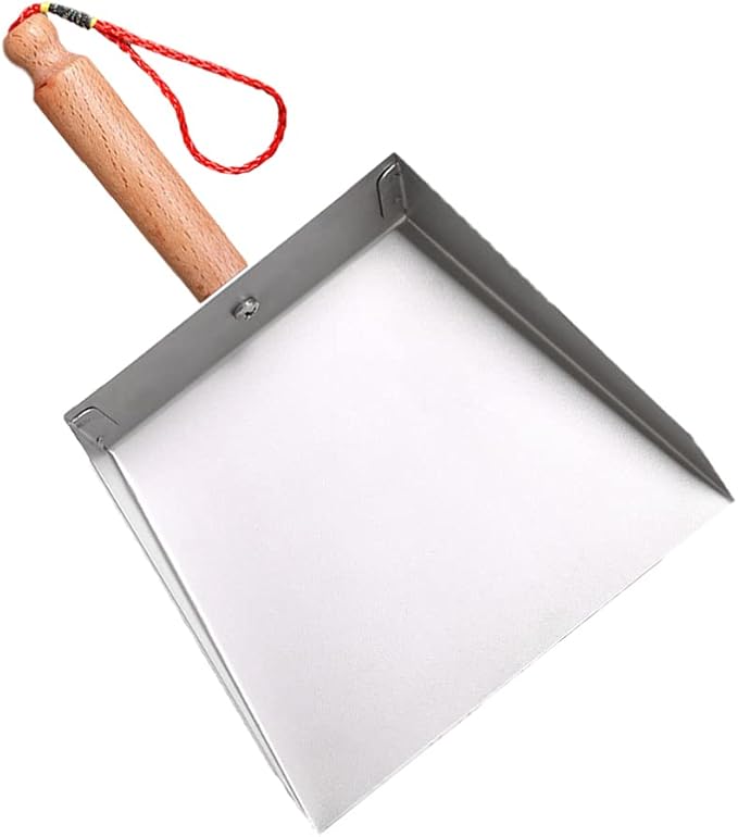 VOSAREA Mini Dustpan Stainless Steel Small Dustpan Portable Short Handle by VOSAREA