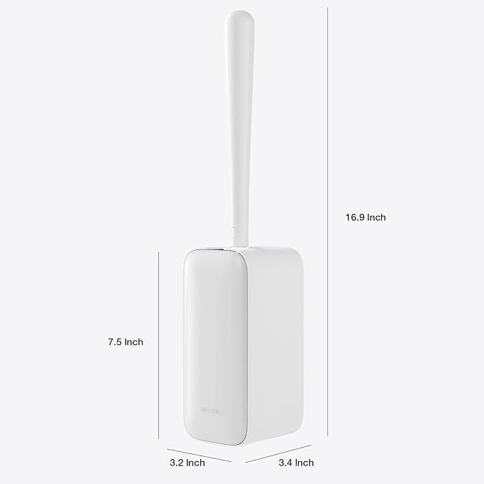 Toilet Cleaner Brush, Diveotree Toilet Brush and Holder - Image 2