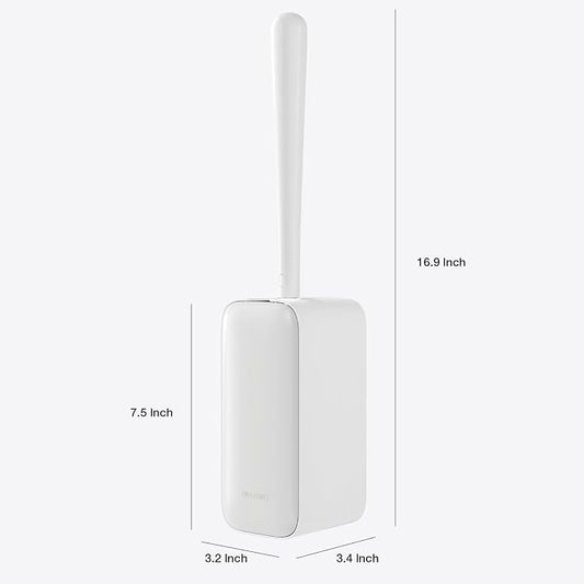 Toilet Cleaner Brush, Diveotree Toilet Brush and Holder - Image 2