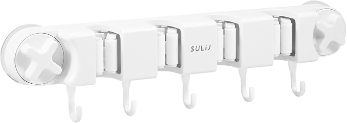 Broom Holder Wall Mount Sturdy Mop and Broom Organizer - Image 9