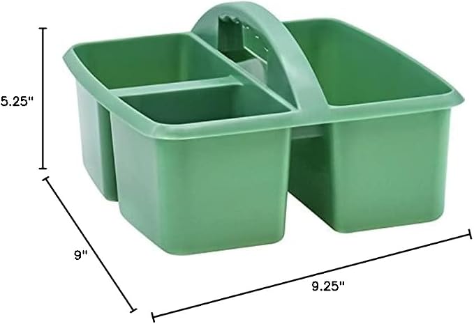 Teacher Created Resources® Eucalyptus Green Plastic Storage Caddy - Image 2
